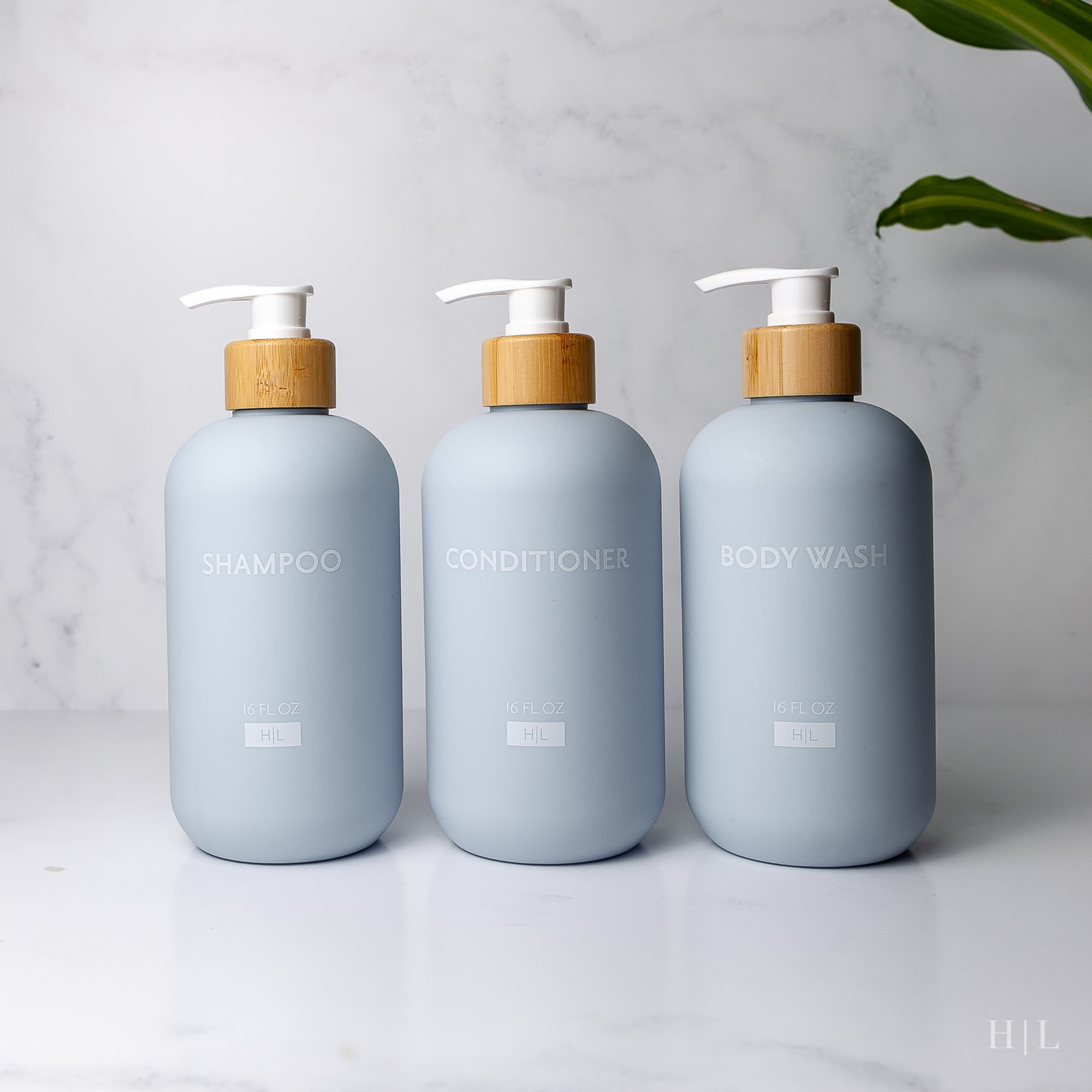 Waimea Collection Color Shower Dispensers, Set of 3 (Shampoo, Conditioner, Body Wash)