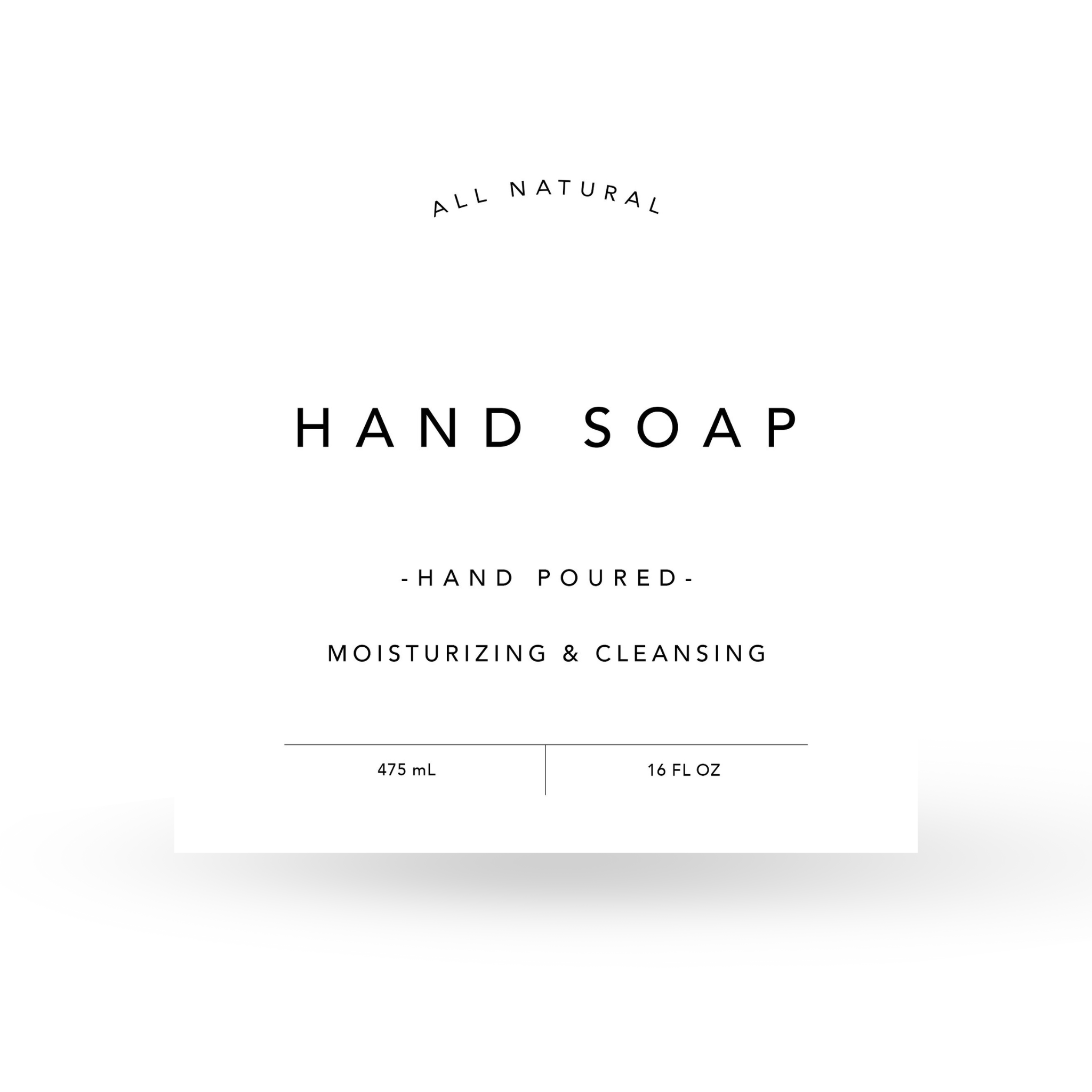 Classic Kitchen Organization Labels for Hand Soap, Dish Soap & Lotion