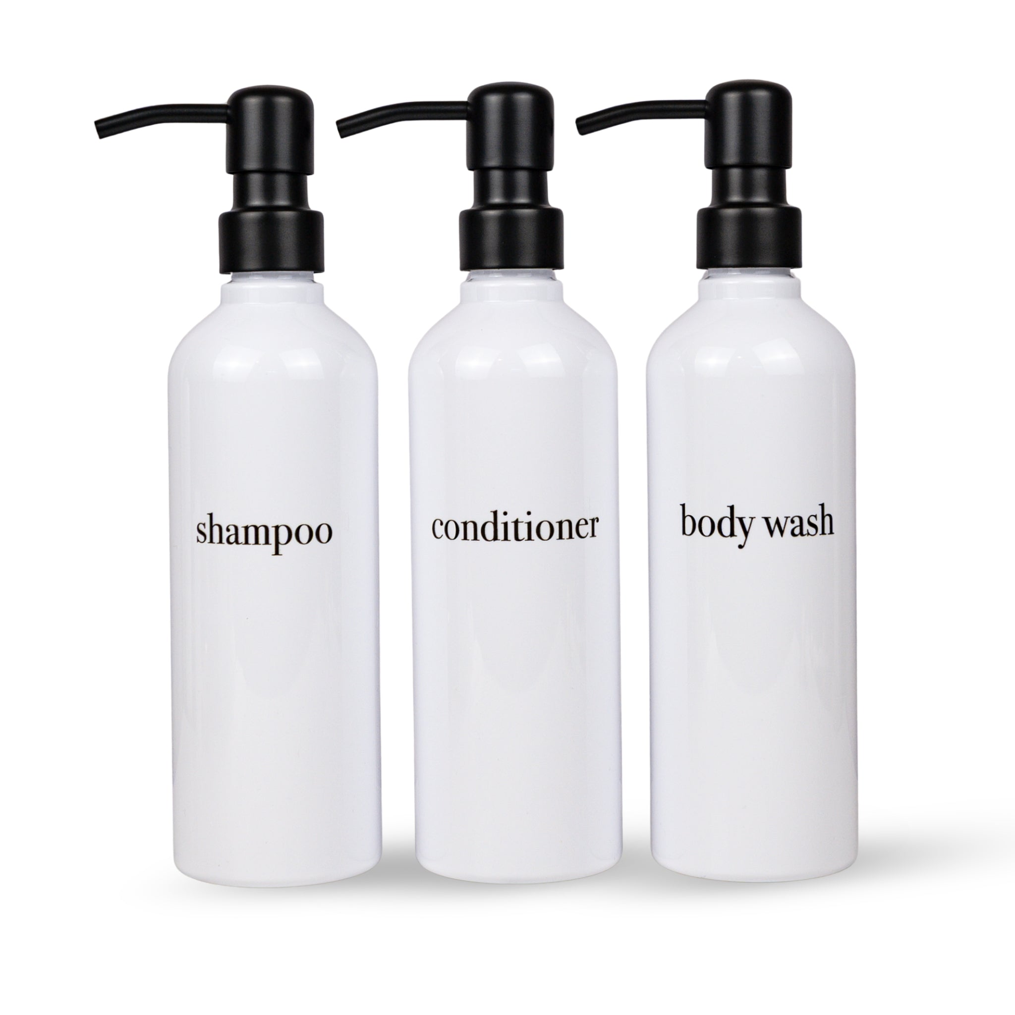 Marvelously Minimal Collection - Eco-Friendly, Refillable Bottle Sets | Steel, Bamboo or Plastic Pumps