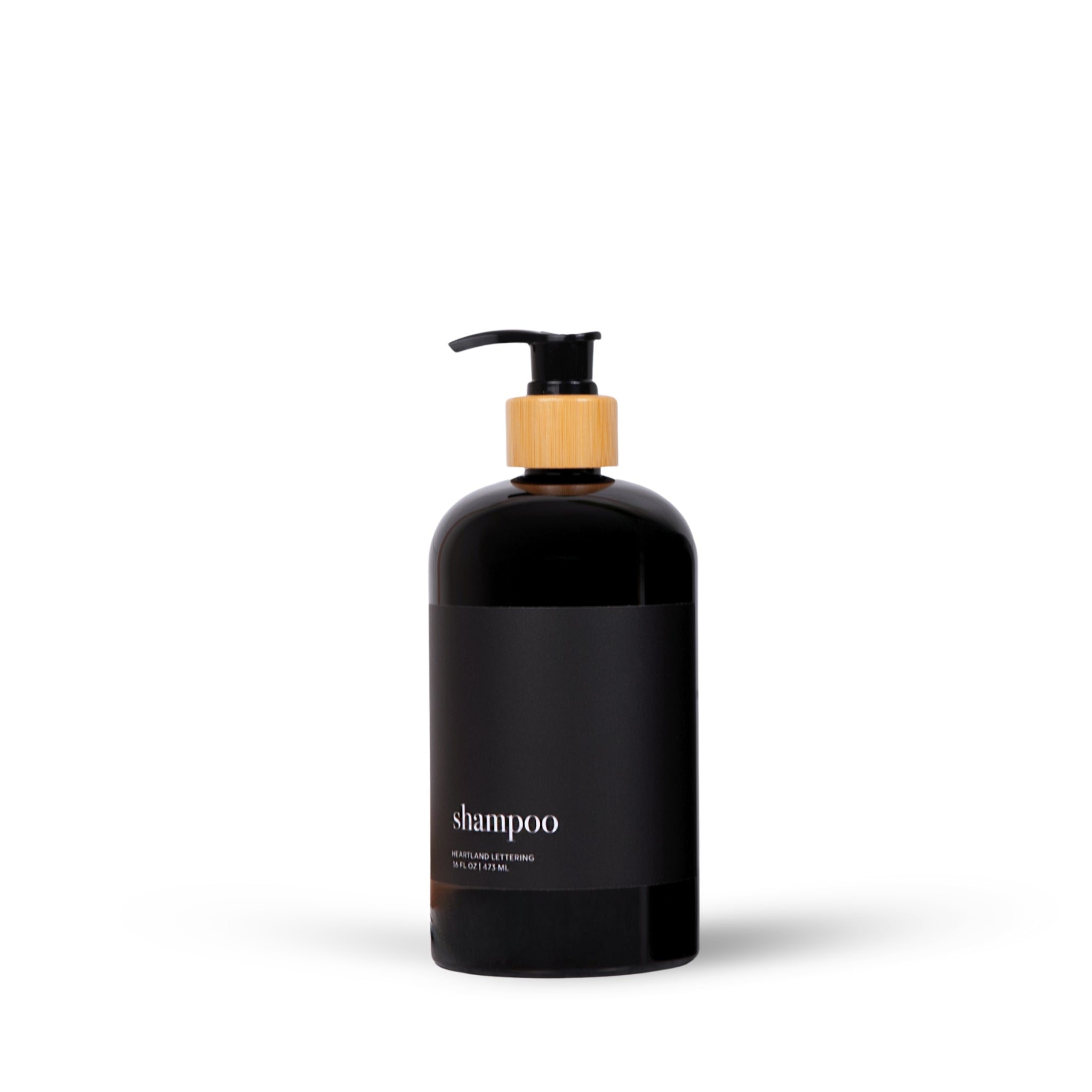 Manhattan Collection Black Minimalist Shower and Soap Dispenser Bottles