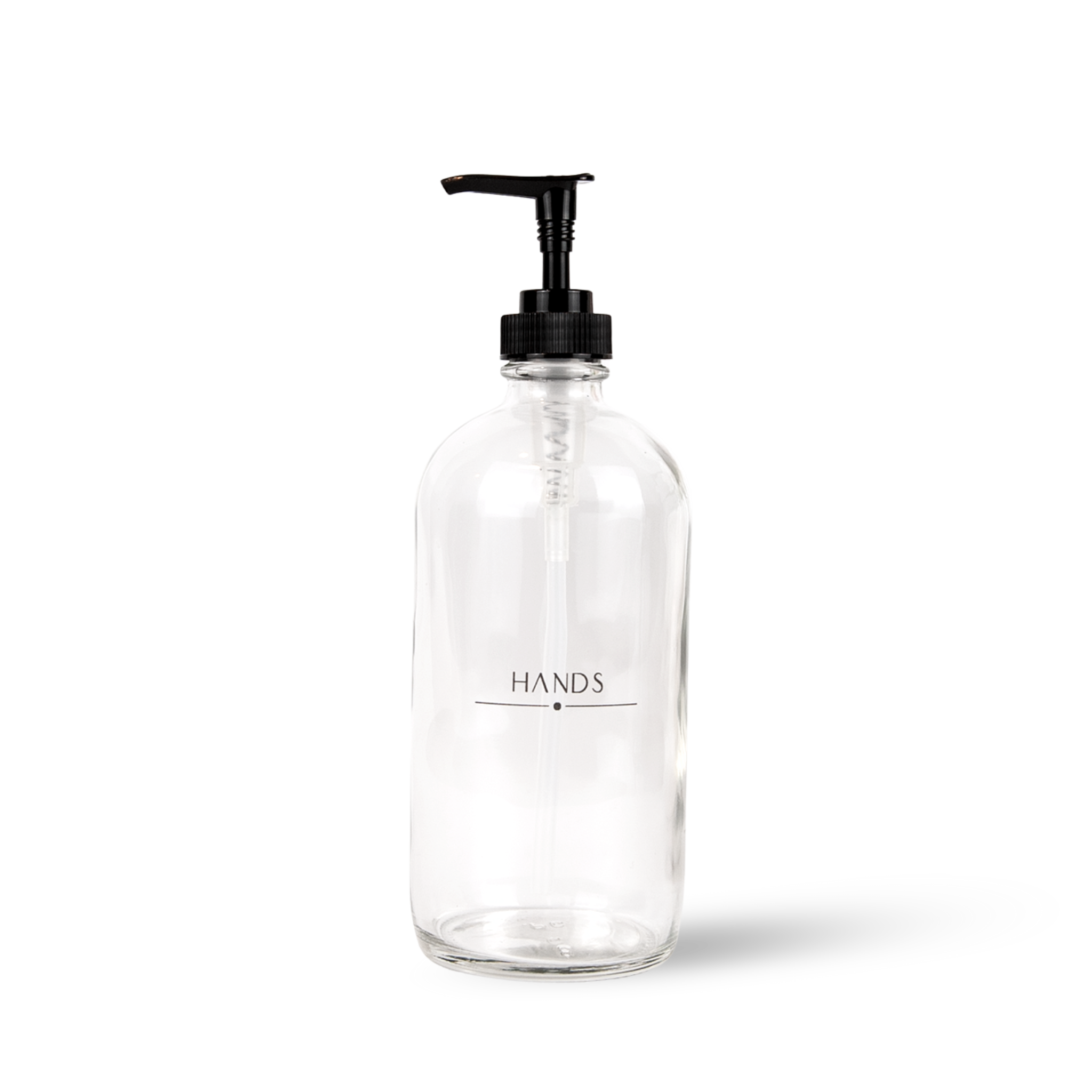Engraved Mod Glass Soap Dispenser Bottles - Hand Soap, Dish Soap, Lotion, Custom