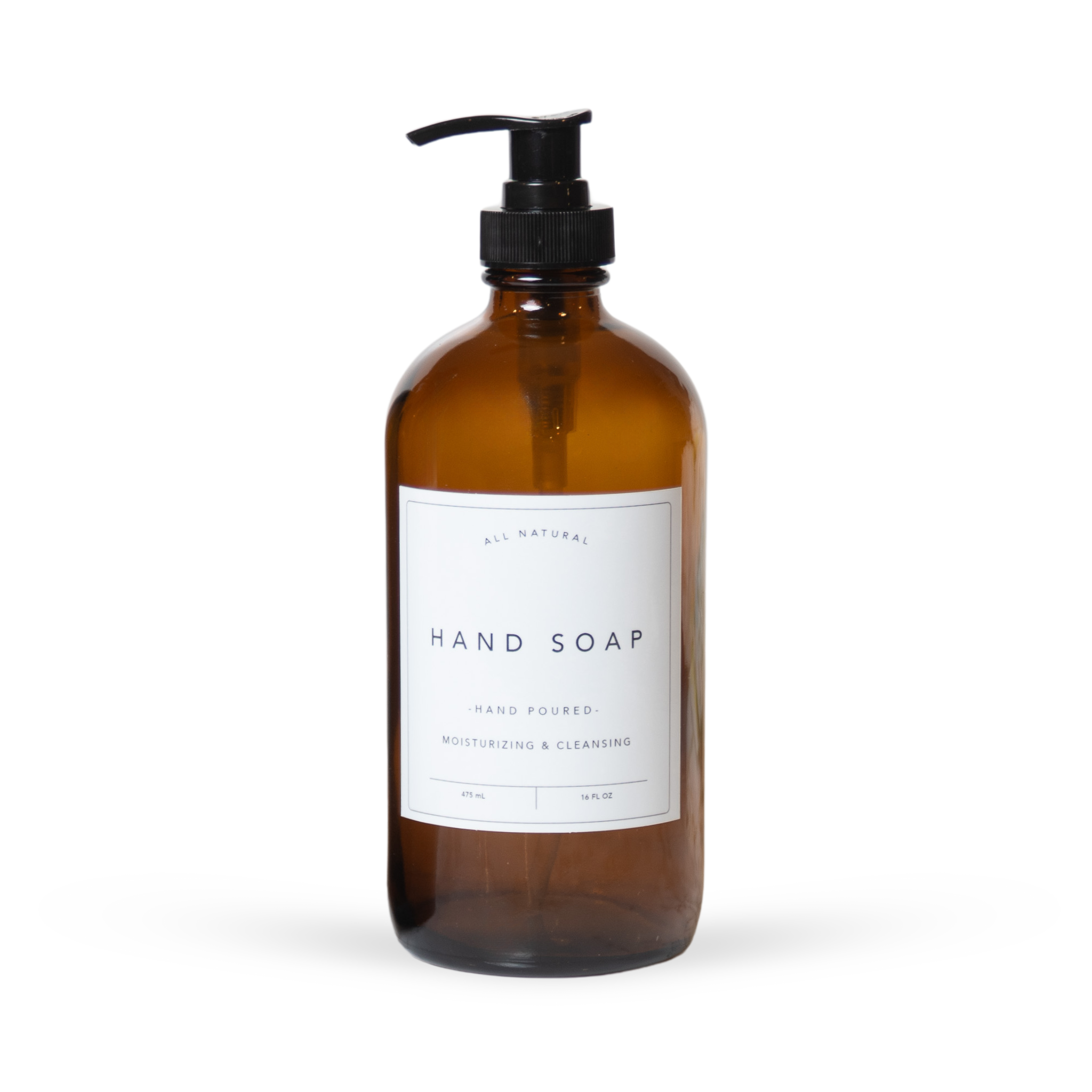 Kitchen Classic Glass Soap Dispenser Bottles - Hand Soap, Dish Soap, Lotion