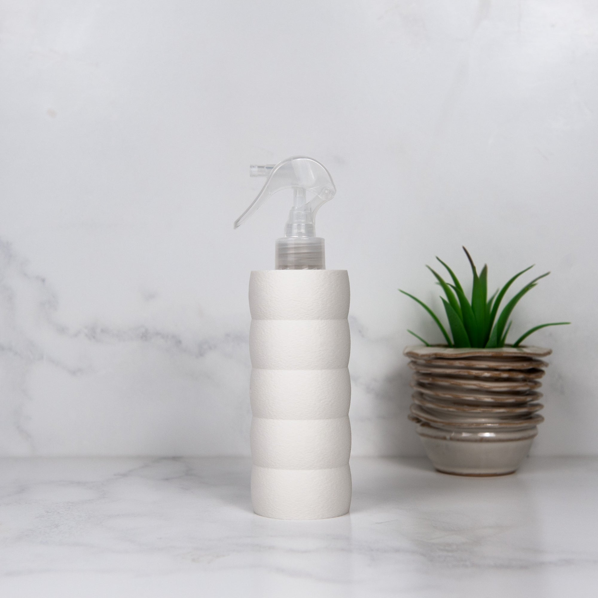 Matte Spray Bottle Modern Design – 5 oz counter top bottle (Black, Cream or Blue Marble)