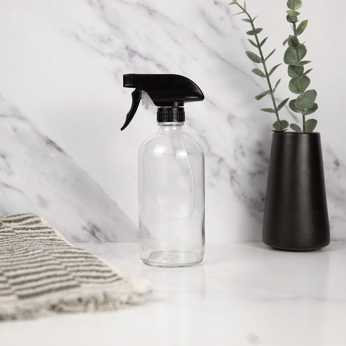 Refillable Glass Spray Bottle | No Label
