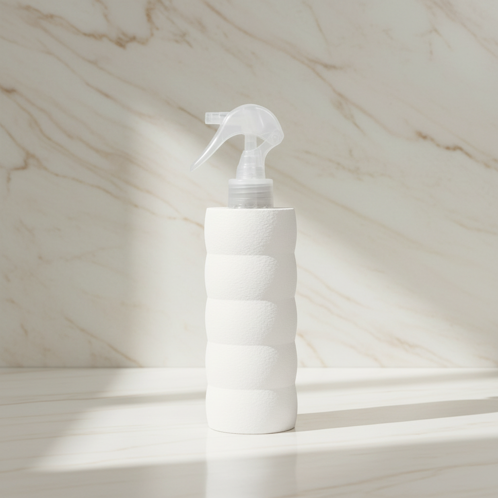 Matte Spray Bottle Modern Design – 5 oz counter top bottle (Black, Cream or Blue Marble)