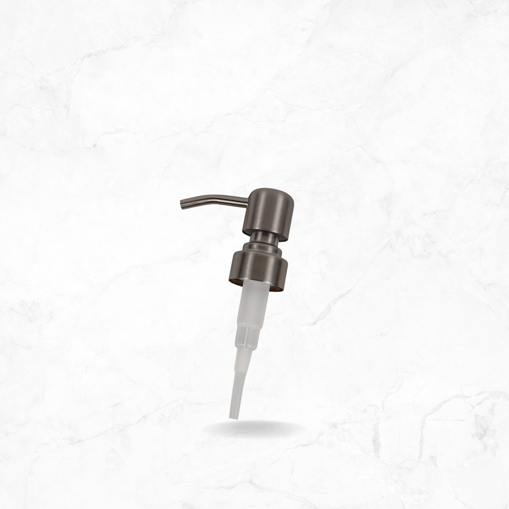 Stainless Steel Soap Dispenser Pumps - Replacement Pumps for stylish glass soap dispensers