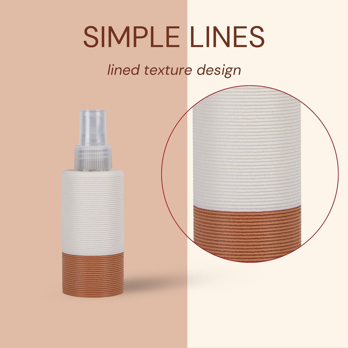 Mini Blooms | Travel Size Lotion Bottles - Earthtones - 60 ml (2 oz) Mini Mobile Size