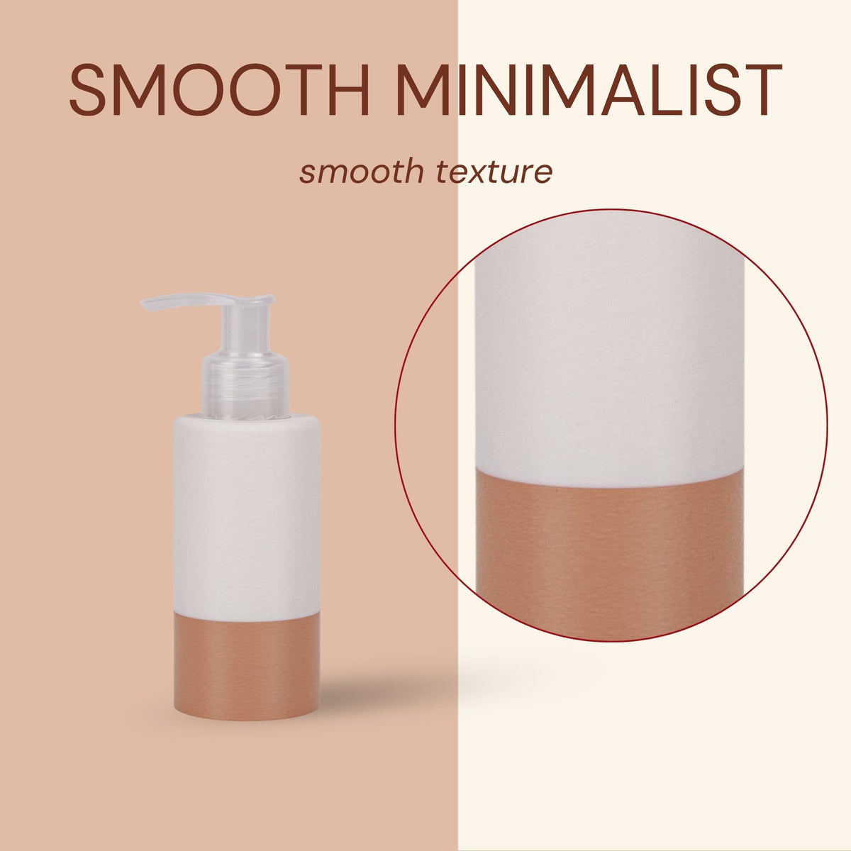 Mini Blooms | Travel Size Lotion Bottles - Earthtones - 60 ml (2 oz) Mini Mobile Size
