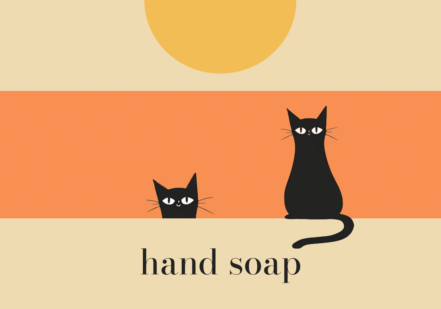 Halloween Amber Hands Set - Scaredy Cats Hand Soap, Lotion - Glass or Thick Plastic