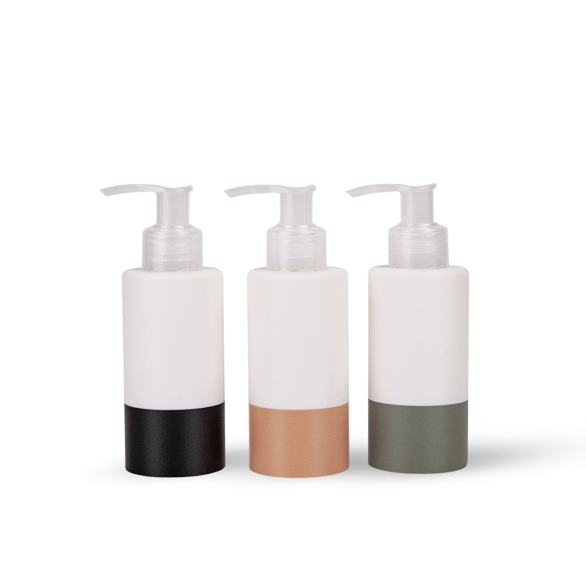 Mini Blooms | Travel Size Lotion Bottles - Earthtones - 60 ml (2 oz) Mini Mobile Size