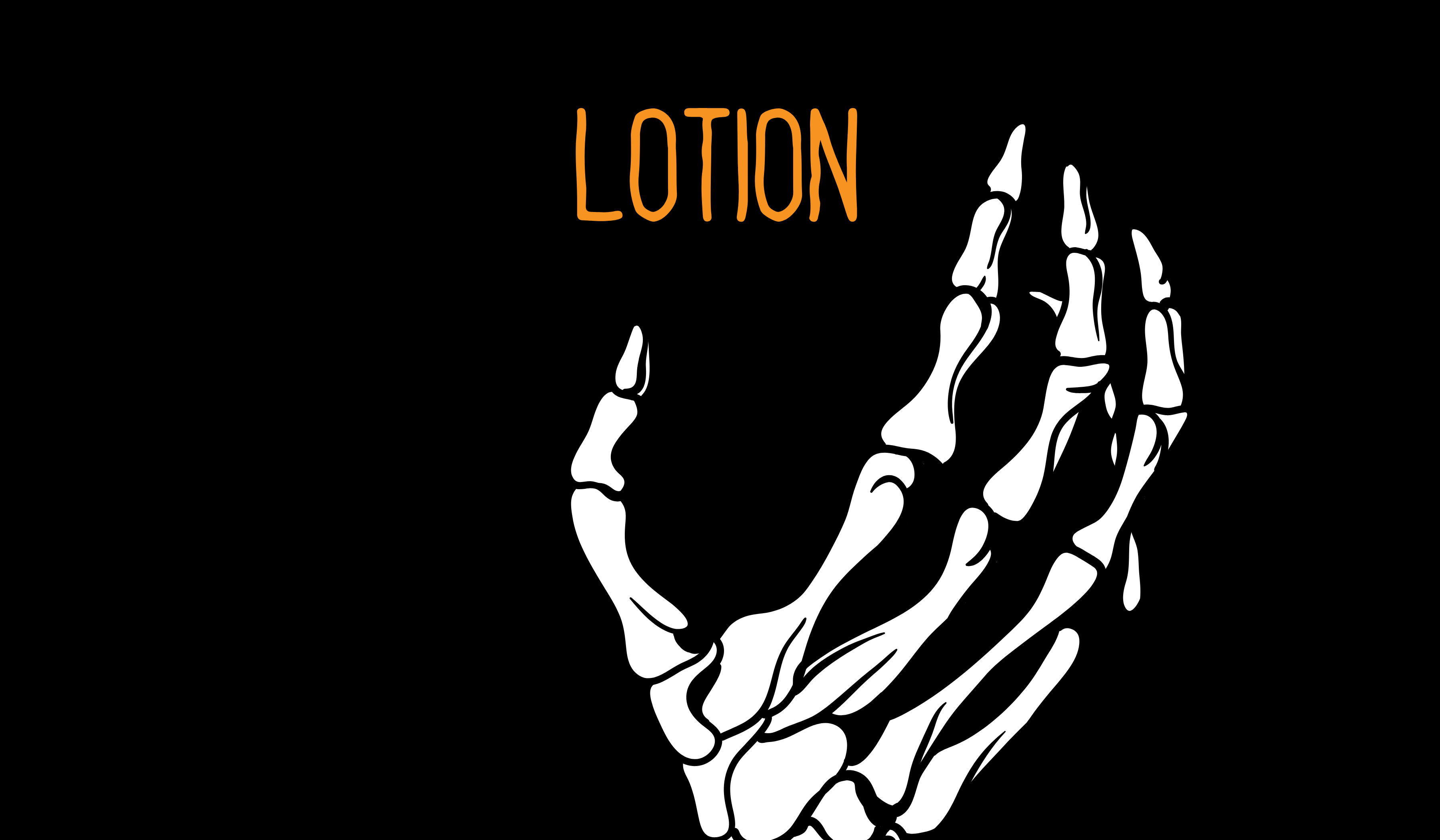 Halloween Matte Black Hands Set - Clean Bones Collection Hand Soap, Lotion